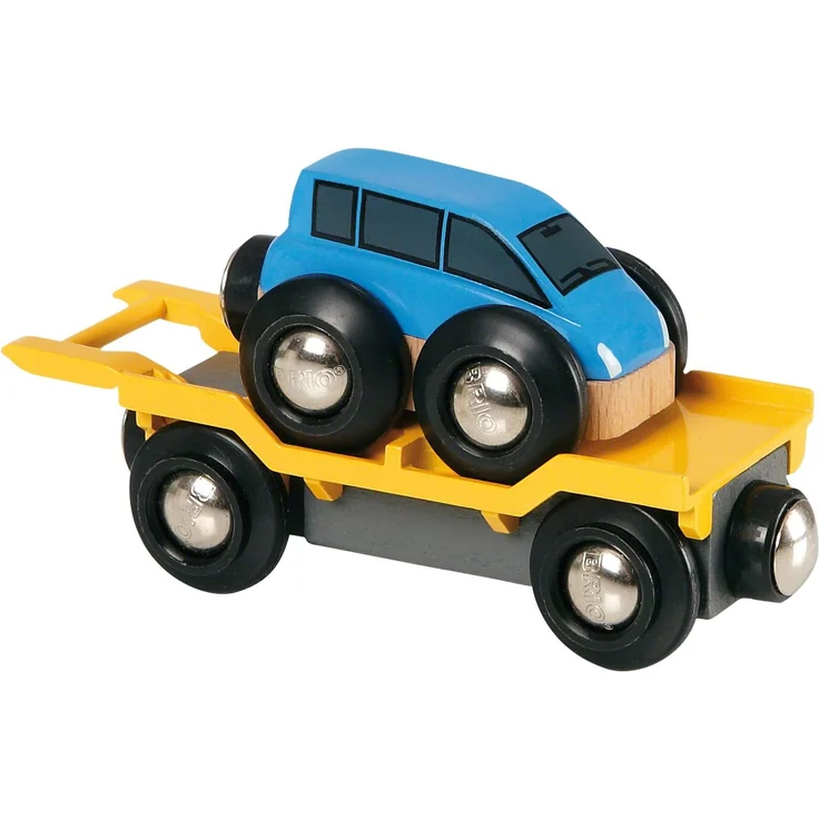 BRIO Bahn - Autotransporter mit Rampe – Bild 2