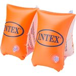 Intex Schwimmhilfe Schwimmflügel Deluxe groß, Orange, ca. 30 x 15 cm