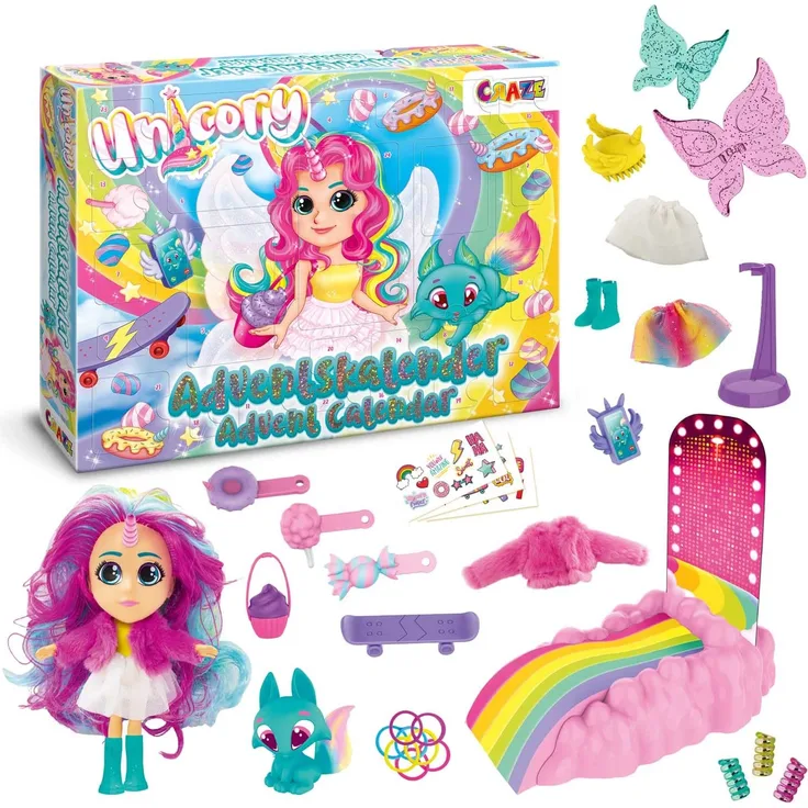 CRAZE advent calendar Unicory 2022 play figure
