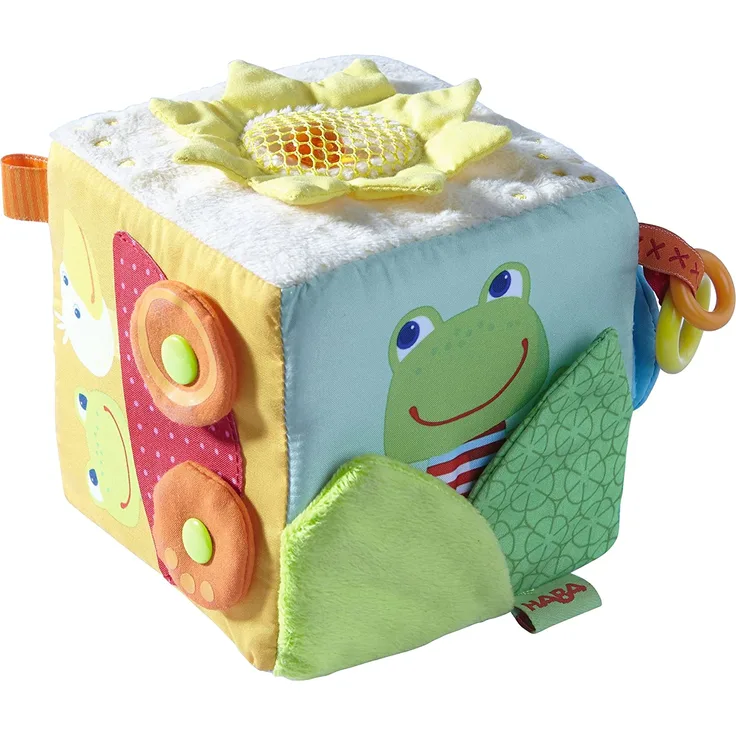HABA 301859 - Spielwürfel Zauberfrosch, Kleinkindspielzeug