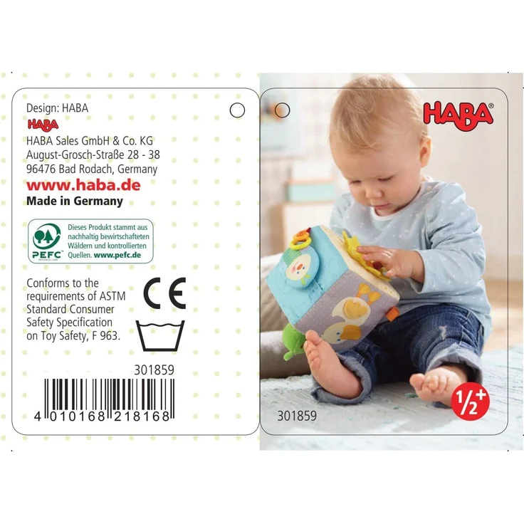 HABA 301859 - Spielwürfel Zauberfrosch, Kleinkindspielzeug – Bild 6