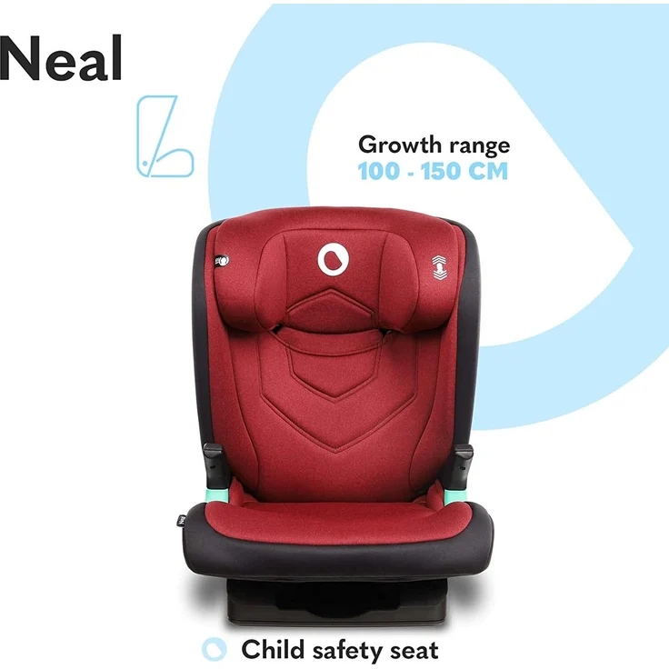 lionelo Kindersitz Neal i-Size Red Burgundy – Bild 2