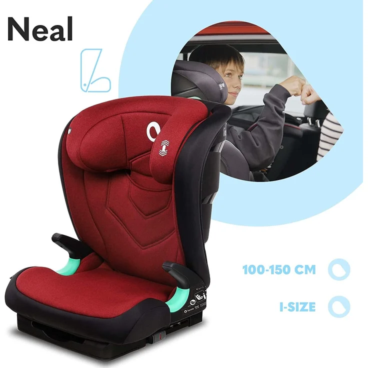 lionelo Kindersitz Neal i-Size Red Burgundy – Bild 3