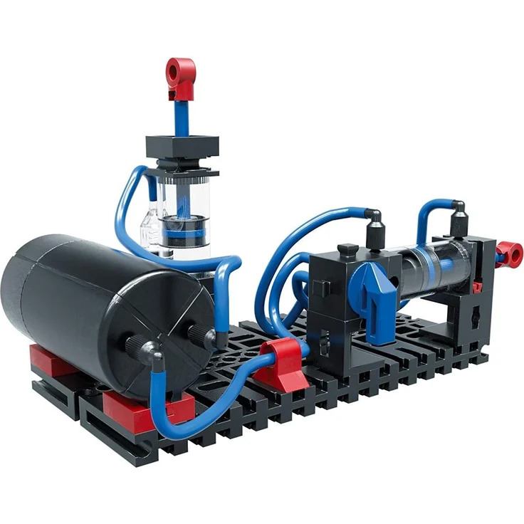 fischertechnik Pneumatic Power - der Pneumatik Spielzeug Bagger & 4 weitere Modelle von fischertechnik garantieren Spielspaß - Bergungsraupe, Stanzmaschine, Werkstattkran & Funktionsmodell -ab 8 Jahre - Preisvergleich – Bild 8