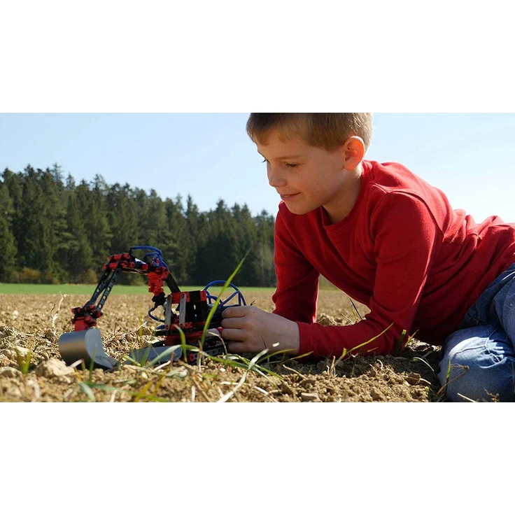 fischertechnik Pneumatic Power - der Pneumatik Spielzeug Bagger & 4 weitere Modelle von fischertechnik garantieren Spielspaß - Bergungsraupe, Stanzmaschine, Werkstattkran & Funktionsmodell -ab 8 Jahre - Preisvergleich – Bild 9
