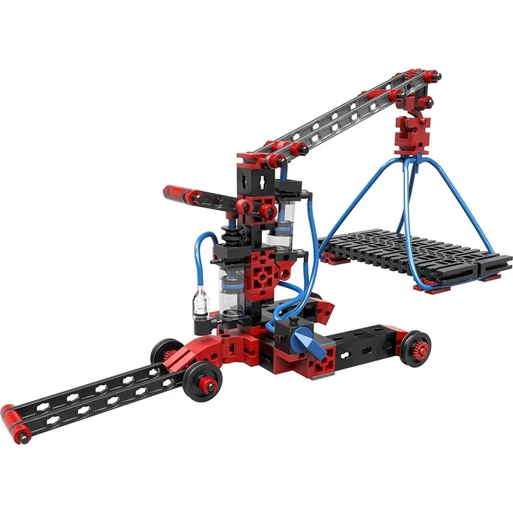 fischertechnik Pneumatic Power - der Pneumatik Spielzeug Bagger & 4 weitere Modelle von fischertechnik garantieren Spielspaß - Bergungsraupe, Stanzmaschine, Werkstattkran & Funktionsmodell -ab 8 Jahre - Preisvergleich – Bild 7