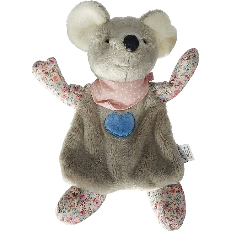 Sterntaler Wärmekissen Maus Mabel, Für Babys ab dem 1. Monat, 25 cm, Grau/Mehrfarbig – Bild 1
