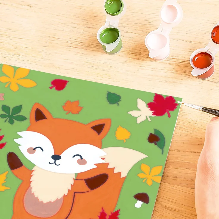Ravensburger Malen nach Zahlen Malset Süßer Fuchs – Bild 7