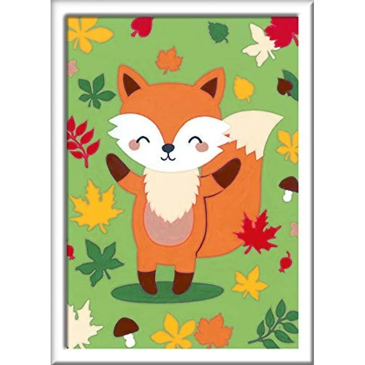 Ravensburger Malen nach Zahlen Malset Süßer Fuchs – Bild 2