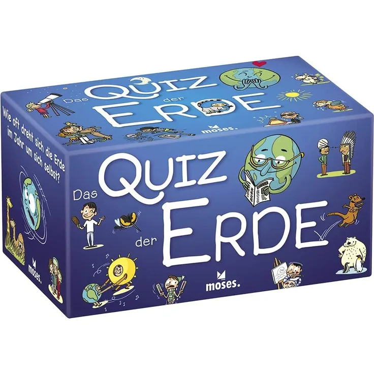 Moses. 90325 Das Quiz der Erde | Kinderquiz | Für Kinder ab 8 Jahren, bunt