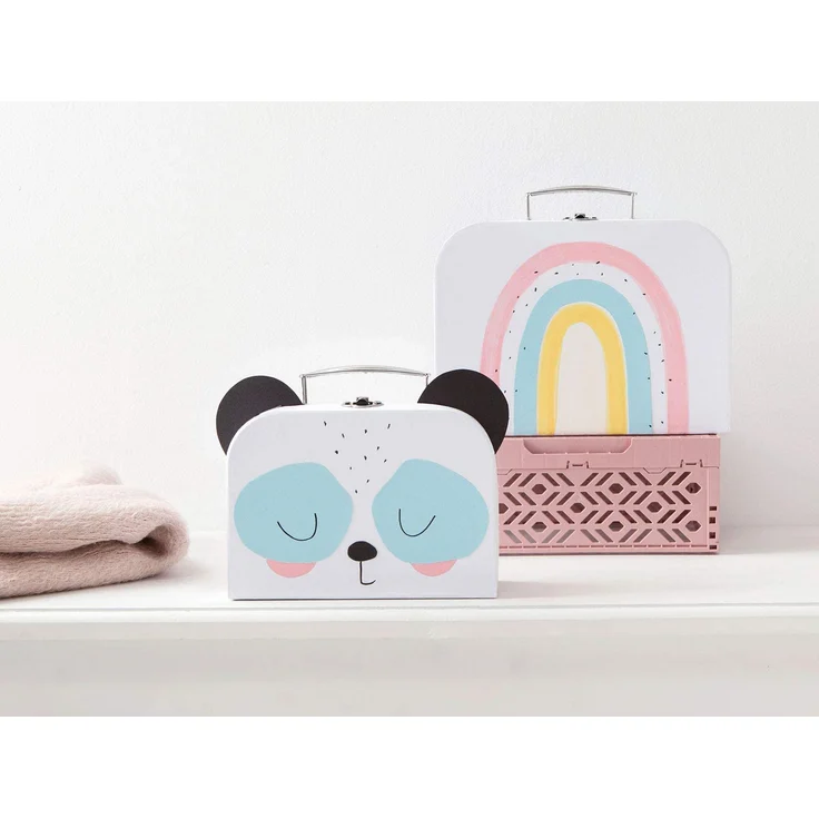 Folia, Koffer zum Bemalen, Weiß, 2 Stück, 3310 – Bild 6