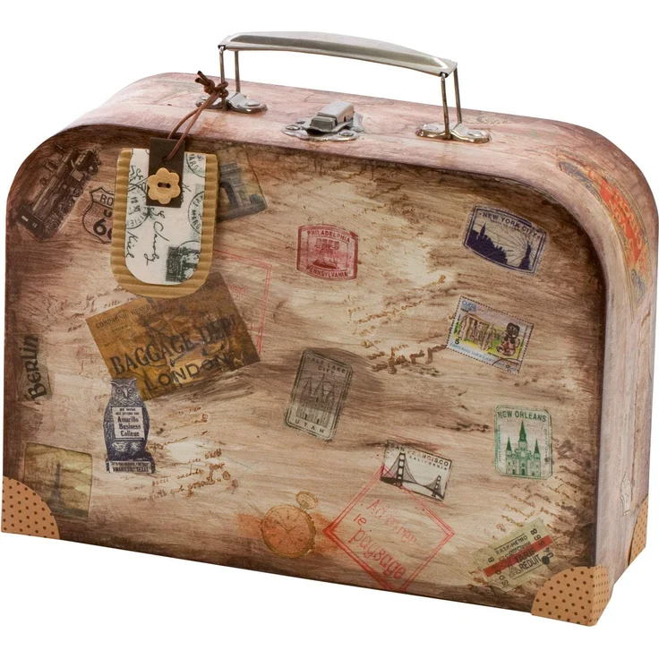 Folia, Koffer zum Bemalen, Weiß, 2 Stück, 3310 – Bild 4