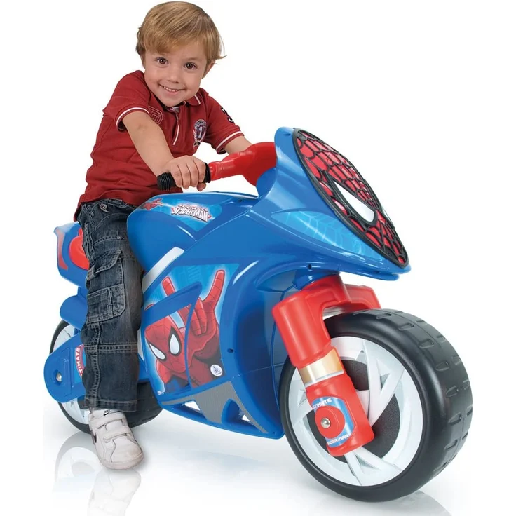 INJUSA - Laufrad Wind Spiderman XL mit Offizieller Markenlizenz Empfohlen für Kinder +3 Jahre mit breiten Rädern und Tragegriff – Bild 2