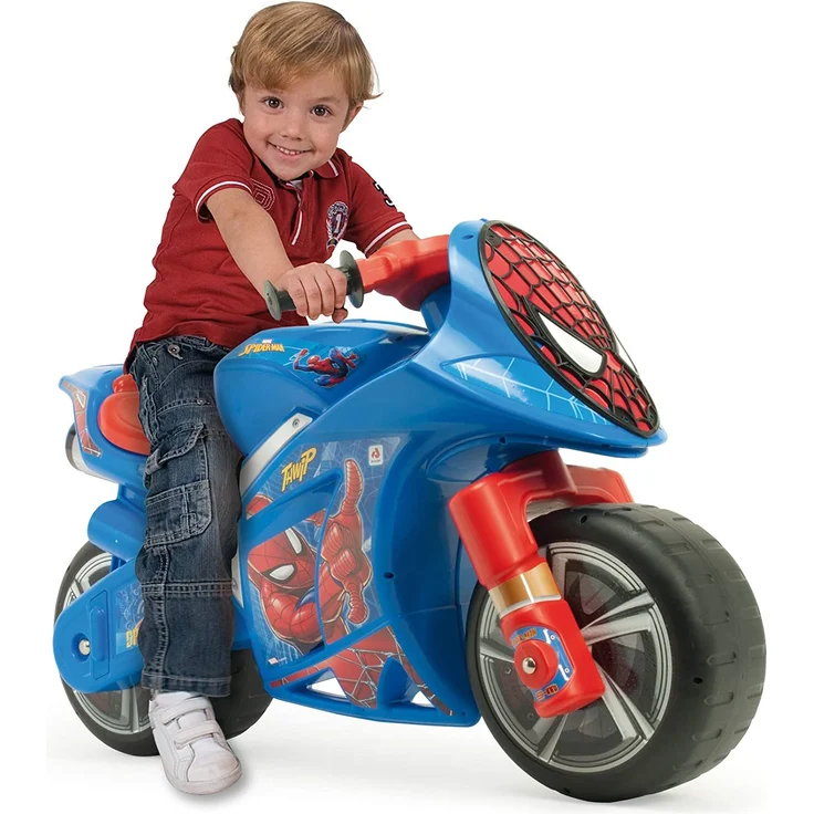 INJUSA - Laufrad Wind Spiderman XL mit Offizieller Markenlizenz Empfohlen für Kinder +3 Jahre mit breiten Rädern und Tragegriff – Bild 7