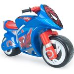 INJUSA - Laufrad Wind Spiderman XL mit Offizieller Markenlizenz Empfohlen für Kinder +3 Jahre mit breiten Rädern und Tragegriff