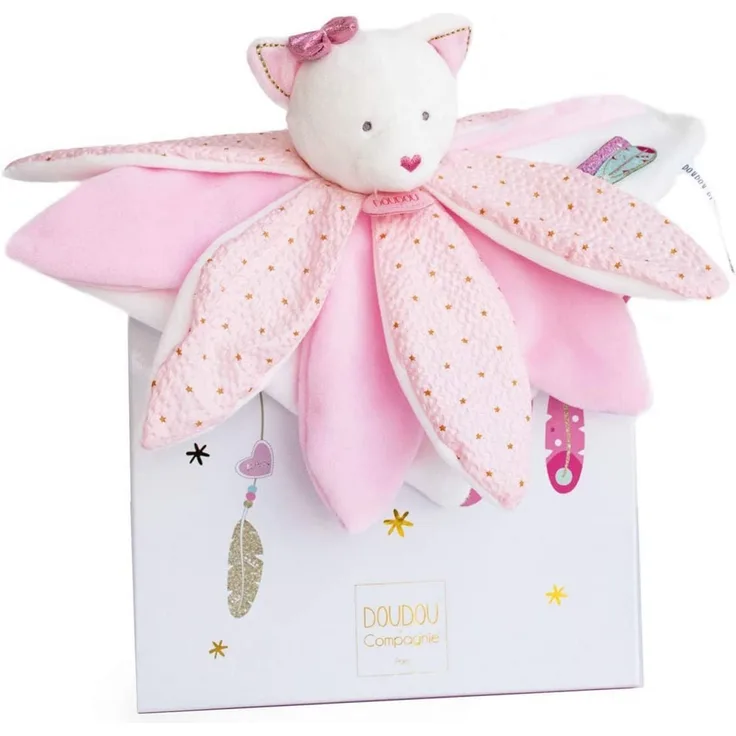 Traumfnger Katze Schmusetuch Blte 26cm