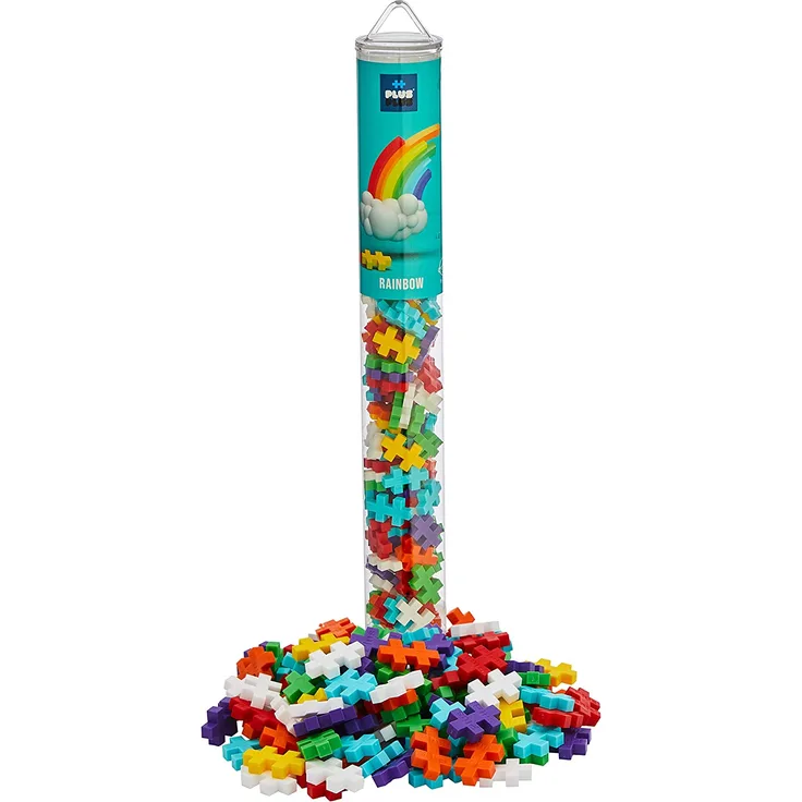 Plus-Plus Tube Mini Basic: Rainbow - 100 Bausteine