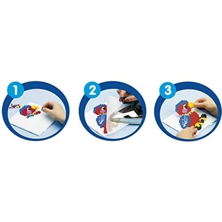 Hama 207-56 - Bügelperlen, ca. 1000 Perlen, Leuchtfarbe rot - Preisvergleich – Bild 4