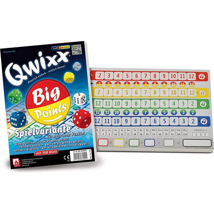 Qwixx Würfelspiel: Big Points (Erw. ) - Preisvergleich – Bild 1