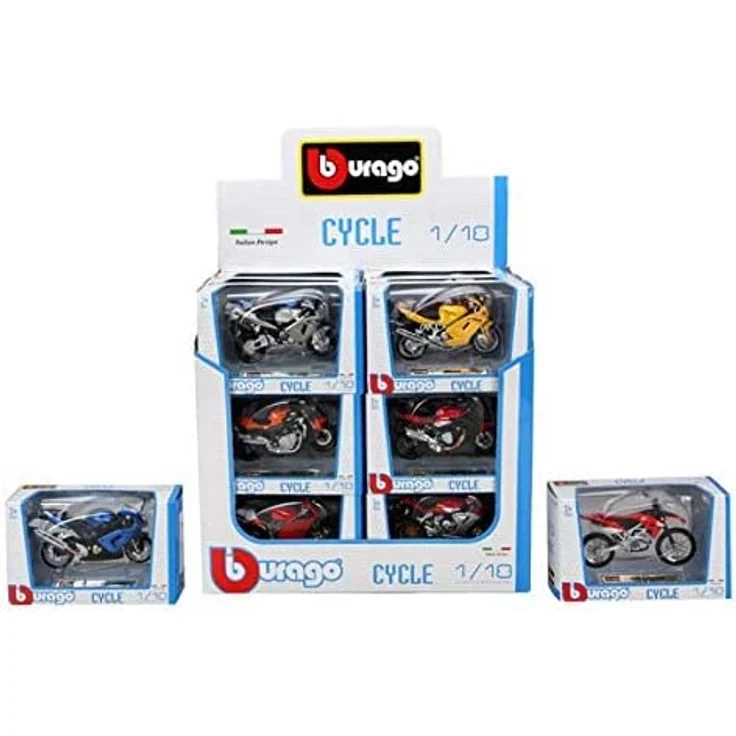 Burago 51000 - Cycle Dispenser, 1:18, sortiert, 1 Stück – Bild 3