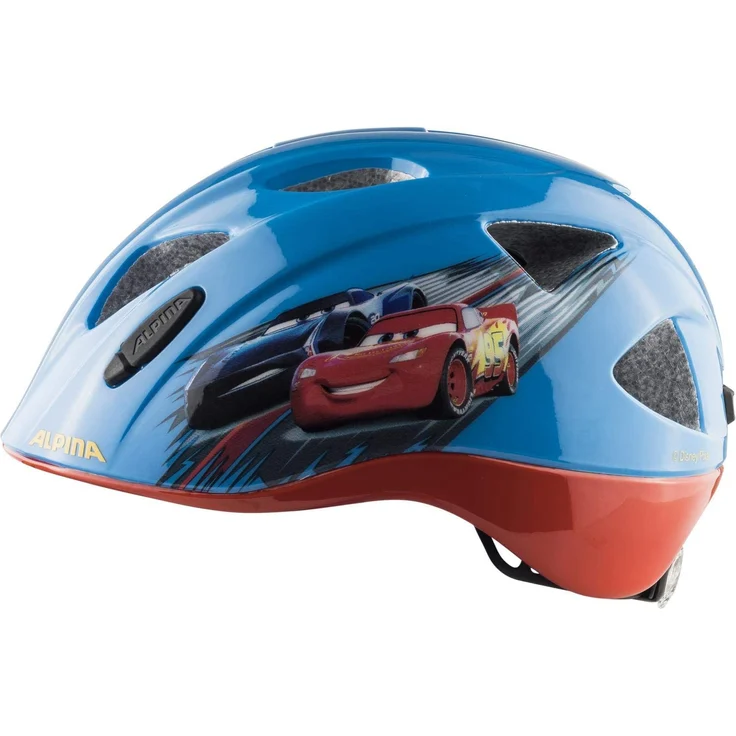 Alpina Kids Ximo Disney Cars, Größe 49 - 54 cm - Fahrradhelm, Farbe Blau – Bild 3