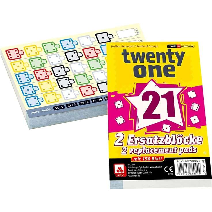 21 - Twenty One Ersatzblöcke (2er) – Bild 1