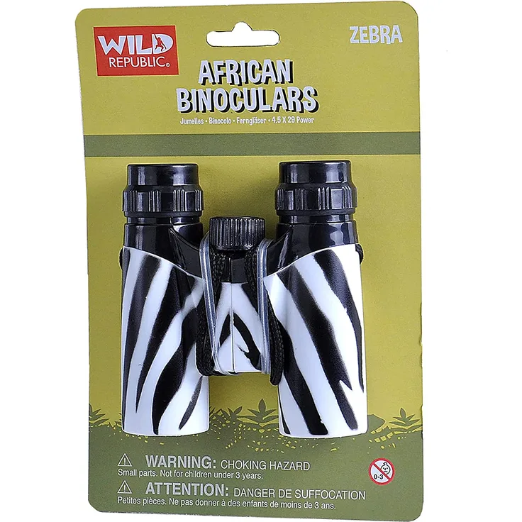 fernglas zebra junior 12 cm weiß/schwarz