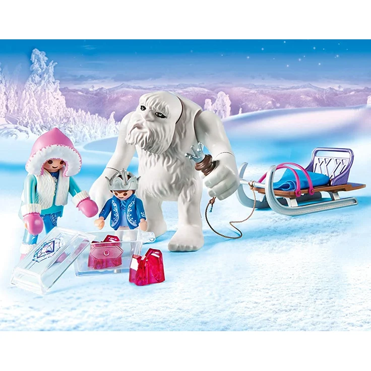 Playmobil Magic Schneetroll mit Schlitten 9473 – Bild 4
