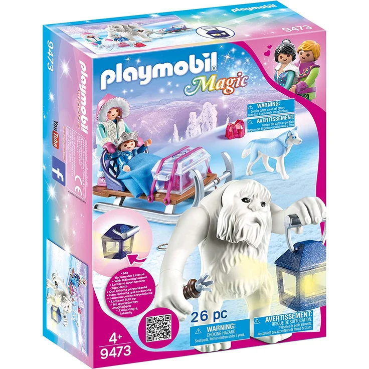 Playmobil Magic Schneetroll mit Schlitten 9473 – Bild 1