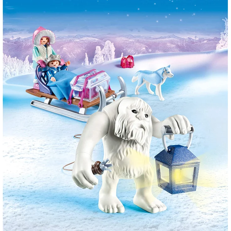 Playmobil Magic Schneetroll mit Schlitten 9473 – Bild 3