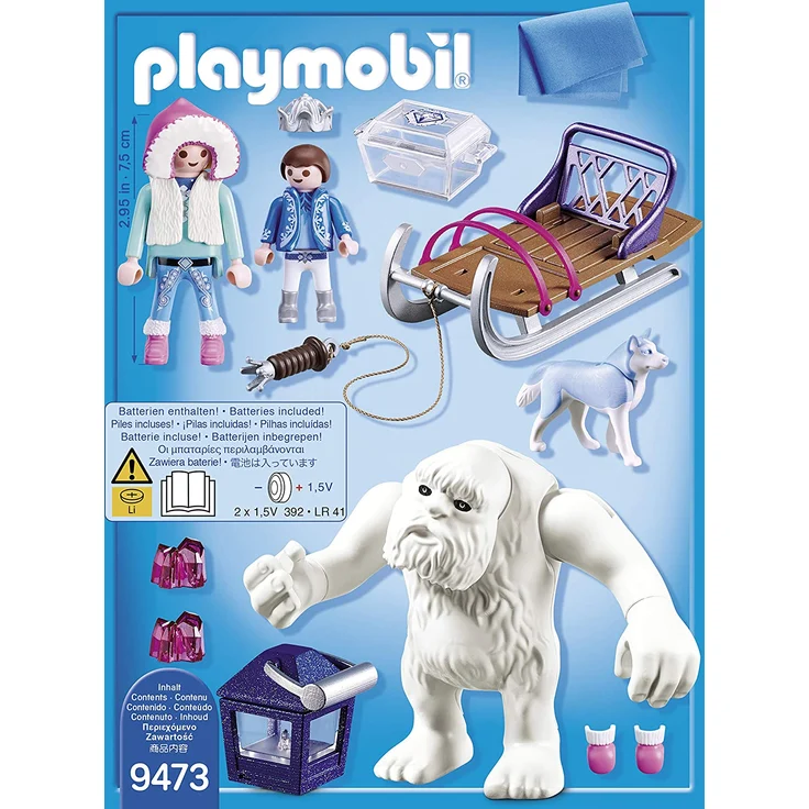 Playmobil Magic Schneetroll mit Schlitten 9473 – Bild 5