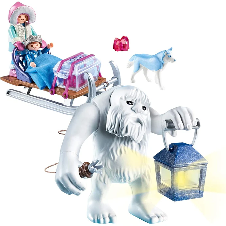 Playmobil Magic Schneetroll mit Schlitten 9473 – Bild 2