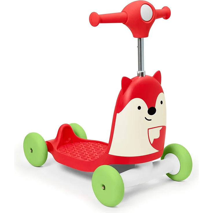 Skip Hop Zoo 3-in-1-Aufsitzspielzeug – Fuchs, mehrfarbig