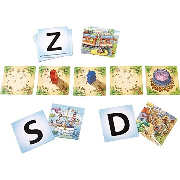 Haba 4912 - ABC Zauberduell, Lernspiel ab 6 Jahren zum Buchstabenlernen, perfektes Geschenk für Schulanfänger zur Einschulung, Reise- und Mitbringspiel – Bild 4