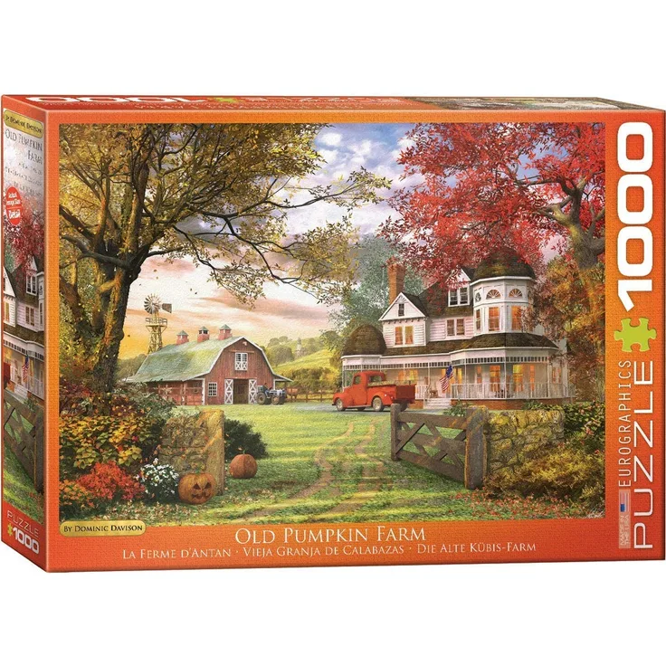 EuroGraphics 6000-0694 Die alte Kürbis Farm von Dominic Davison 1000-Teile Puzzle