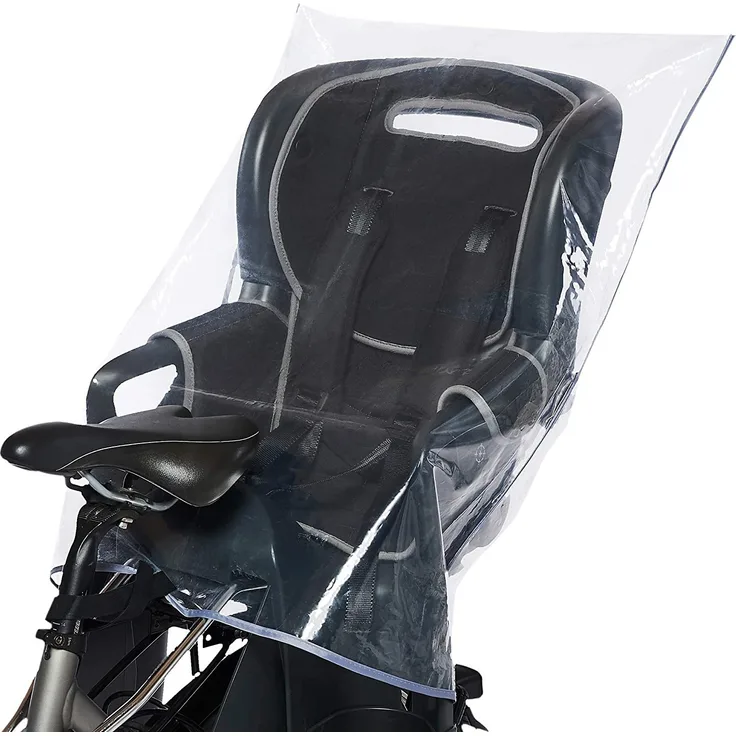Diago Universal Regenschutz für Kinderfahrradsitz (Britax Römer, Thule, hamax) - Einfache Befestigung, Schutz vor Schmutz und Regen, einfache Aufbewahrung, Schadstofffrei