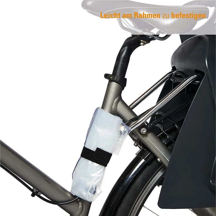Diago Universal Regenschutz für Kinderfahrradsitz (Britax Römer, Thule, hamax) - Einfache Befestigung, Schutz vor Schmutz und Regen, einfache Aufbewahrung, Schadstofffrei – Bild 3