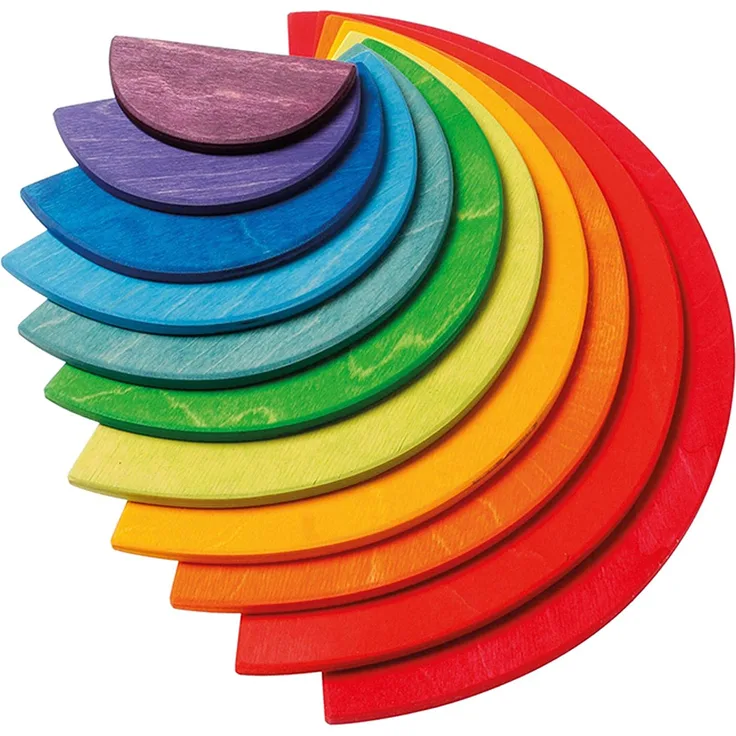 Großes Regenbogen-Halbkreise Bauset