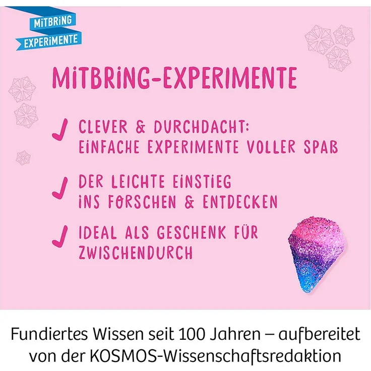 Kosmos Mitbring-Experimentierkasten Glitzer-Diamanten – Bild 6