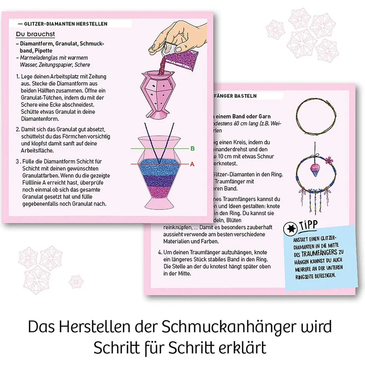 Kosmos Mitbring-Experimentierkasten Glitzer-Diamanten – Bild 5
