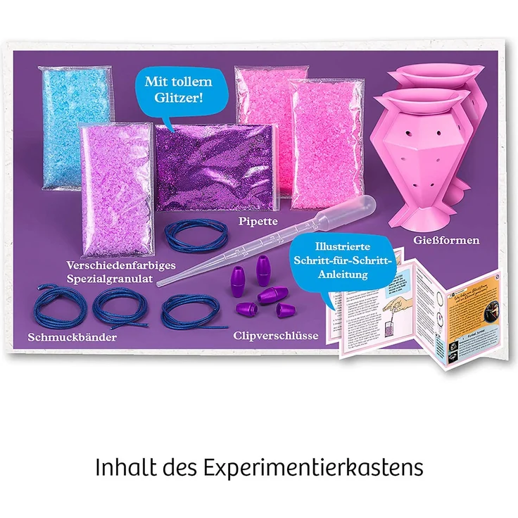 Kosmos Mitbring-Experimentierkasten Glitzer-Diamanten – Bild 3