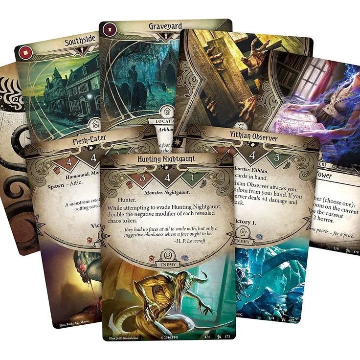 Fantasy Flight Games - Arkham Horror, das Kartenspiel Grundspiel, (englisch) – Bild 6