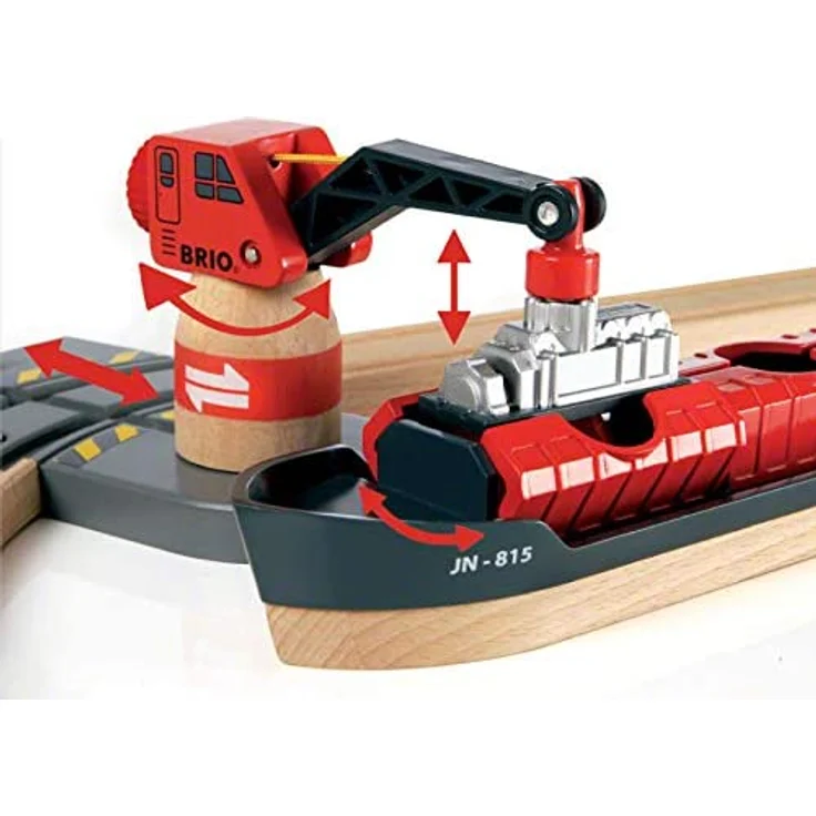 BRIO Bahn 33061 - Container Hafen Set – Bild 8