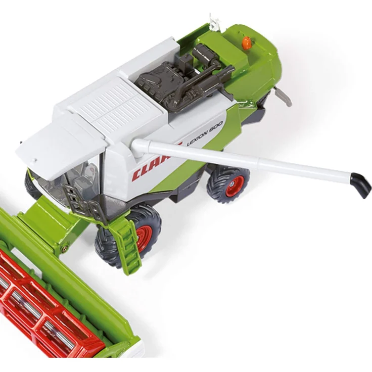 SIKU 1991, Claas Mähdrescher, 1:50, Metall/Kunststoff, Grün/Rot, Bewegliche Teile – Bild 3