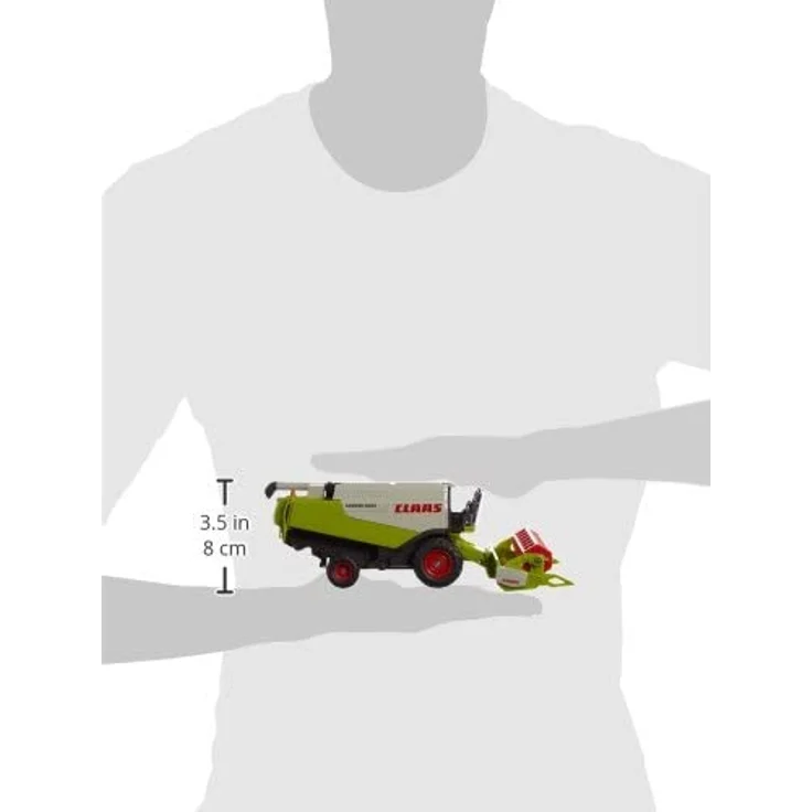 SIKU 1991, Claas Mähdrescher, 1:50, Metall/Kunststoff, Grün/Rot, Bewegliche Teile – Bild 9