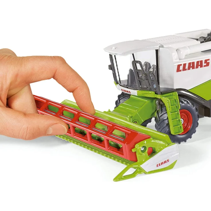 SIKU 1991, Claas Mähdrescher, 1:50, Metall/Kunststoff, Grün/Rot, Bewegliche Teile – Bild 2