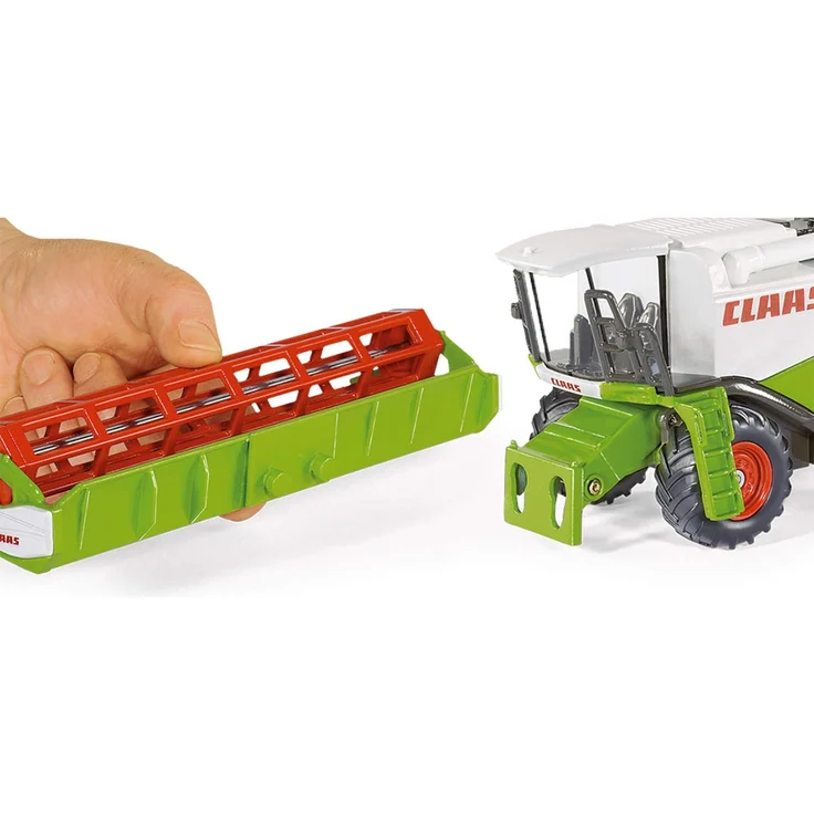 SIKU 1991, Claas Mähdrescher, 1:50, Metall/Kunststoff, Grün/Rot, Bewegliche Teile – Bild 4