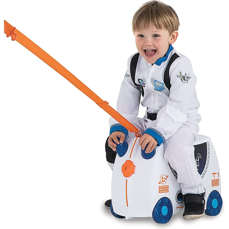 Trunki Ride-On Raumschiff Skye Etui weiß 46 x 30 x 21 cm – Bild 6