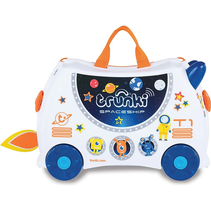 Trunki Ride-On Raumschiff Skye Etui weiß 46 x 30 x 21 cm – Bild 2