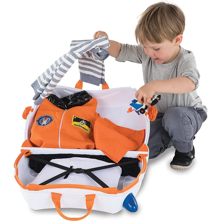 Trunki Ride-On Raumschiff Skye Etui weiß 46 x 30 x 21 cm – Bild 4